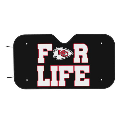 Kansas City Chiefs Printed car multi size front windshield sunshade car windshield sunshade