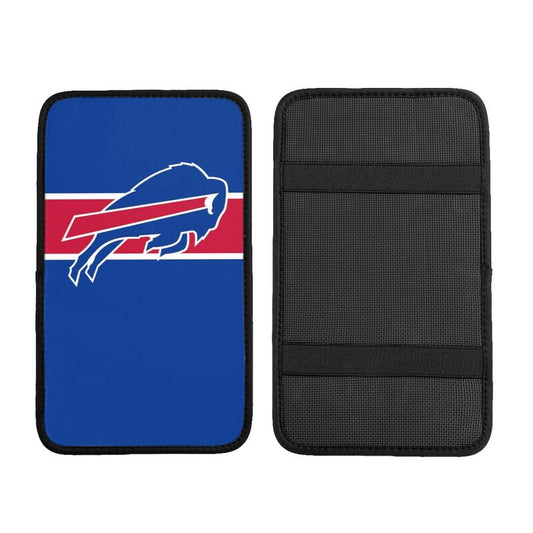Car armrest box pad Buffalo Bills 5 Printed central armrest box cushion protective pad