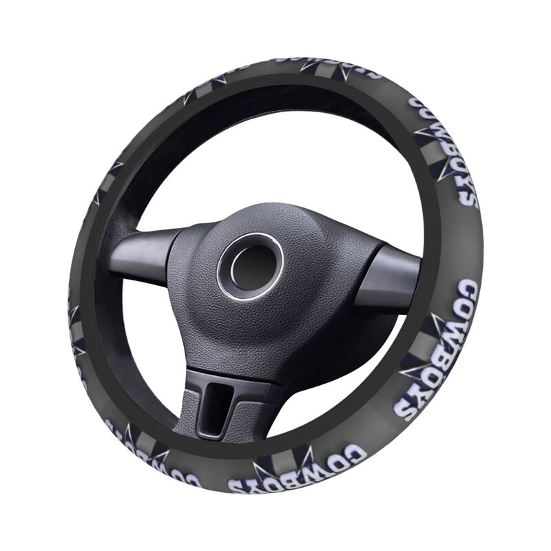 Dallas Cowboys 7 Printed breathable anti slip cover elastic steering wheel cover
