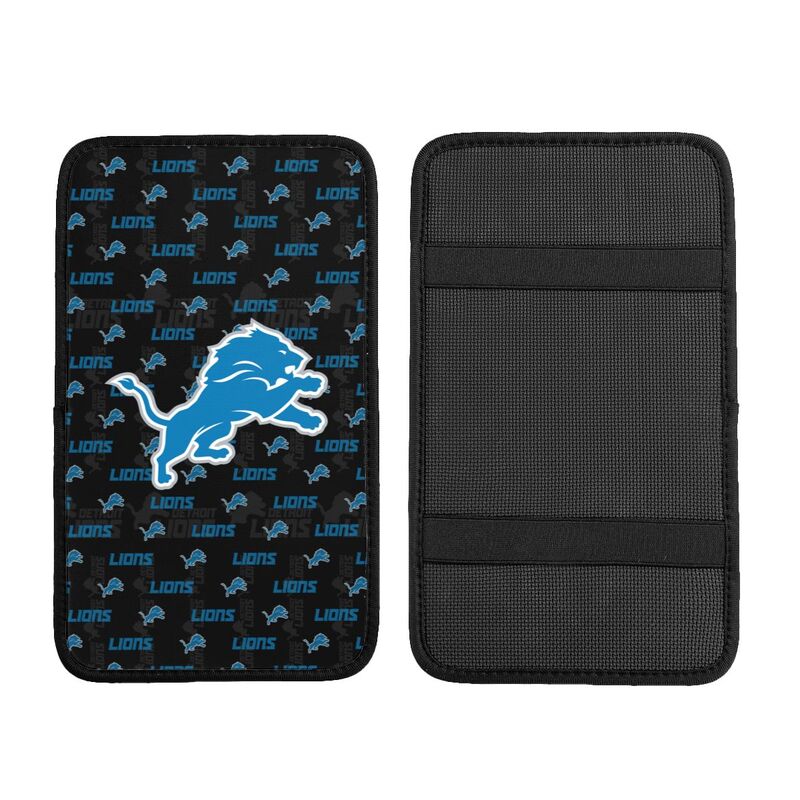 Detroit Lions printed Car handrail cushion Personalized car armrest cover