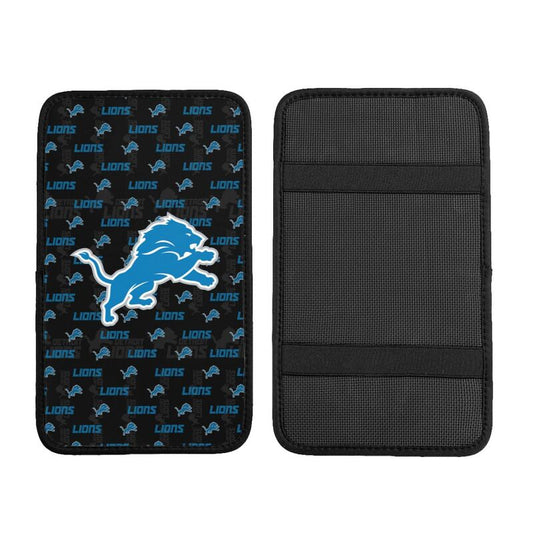 Detroit Lions printed Car handrail cushion Personalized car armrest cover