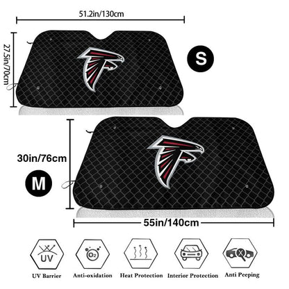 Atlanta Falcons Print Car windshield sunshades is suitable front Car windshield sunshades