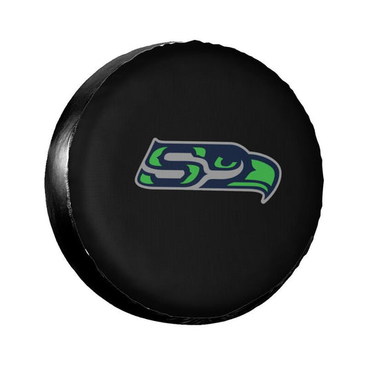 Seattle Seahawks 2 Printing tire protection cover car sun protection tire protection covers