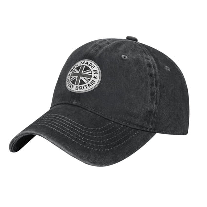 Made In The UK GB British Birth Baby Printed unisex baseball cap adjustable cap outdoor sun hats trucker hat
