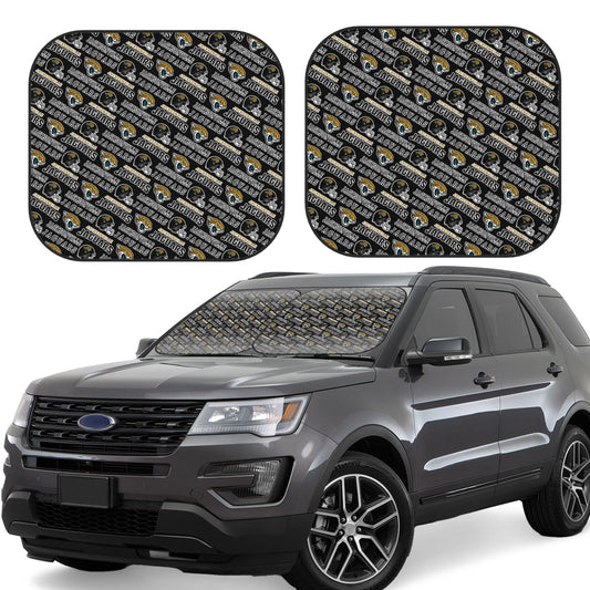 Jacksonville Jaguars foldable Car front windshield sunshade UV resistant sunshade