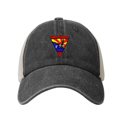 MAG36 Printed unisex baseball cap adjustable grid baseball cap veteran gift