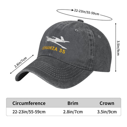 Bonanza 35 Printing unisex baseball cap adjustable hats Outdoor leisure hat veteran gift