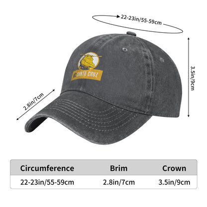 Santa Cruz Slug Printed unisex baseball cap adjustable cap outdoor sun hats trucker hat