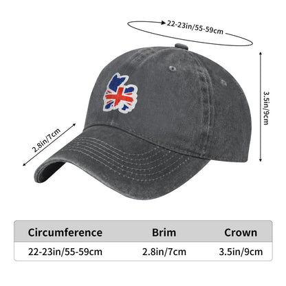 Maltese Dog Flag Of The United Kingdom Printed unisex baseball cap adjustable cap outdoor sun hats trucker hat
