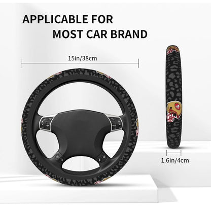 San Francisco 49ers 1 Printed elastic steering wheel cover car steering wheel protective cover