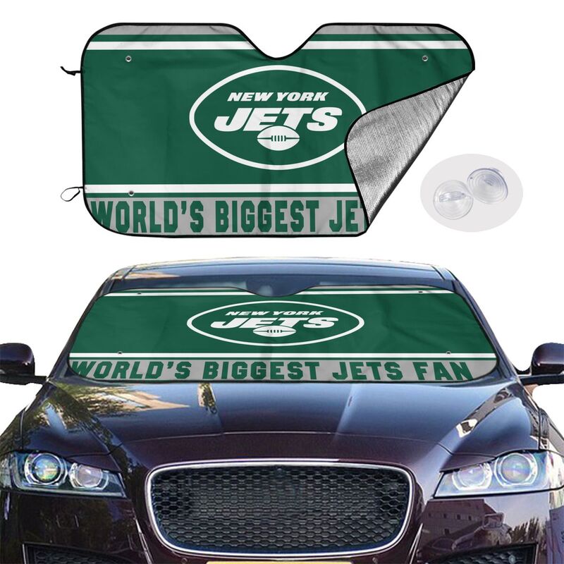New York Jets Printing is suitable for car front windshield sunshades Car windshield sunshades