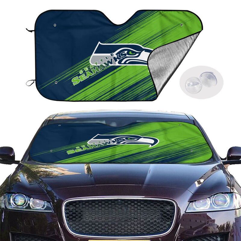 Seattle Seahawks Print car windshield sunshade panel car windshield sunshade cover multiple sizes