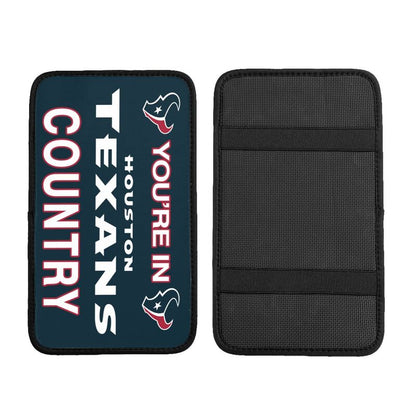 Houston Texans Printed car armrest box pad elbow support pad