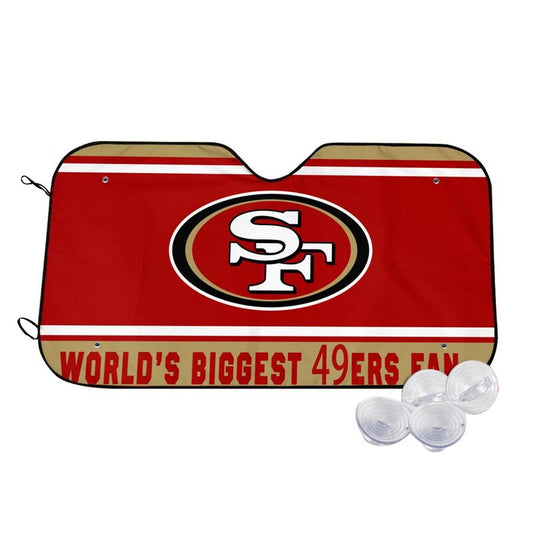 San Francisco 49ers Printing is suitable for car front windshield sunshades Car windshield sunshades
