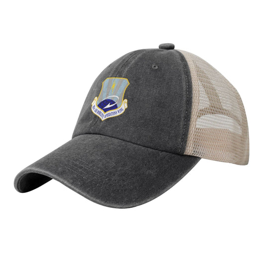 521st Air Mobility Operations Wing Printed unisex baseball cap adjustable grid baseball cap veteran gift
