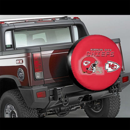 Kansas City Chiefs Print car tire protection cover car spare tire dust protection covers