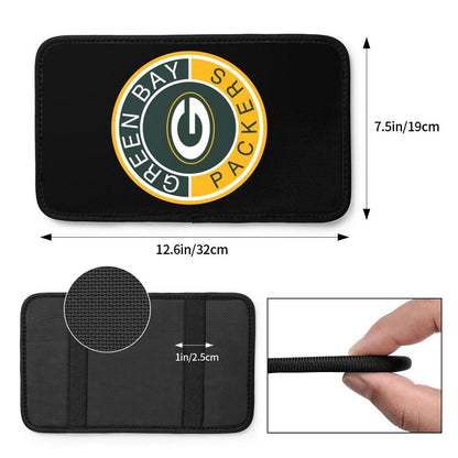 Green Bay Packers print car armrest protective cover Car center console armrest pad