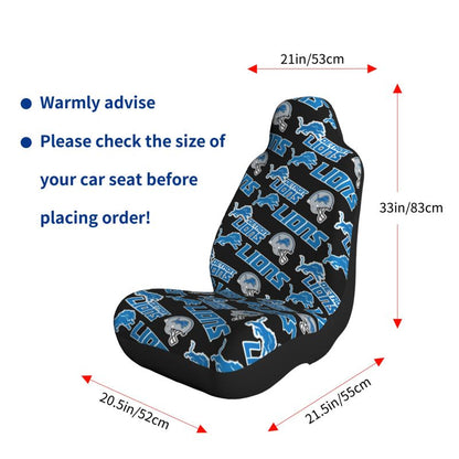 Detroit Lions Printed seat dust protection cover car seat protective cover