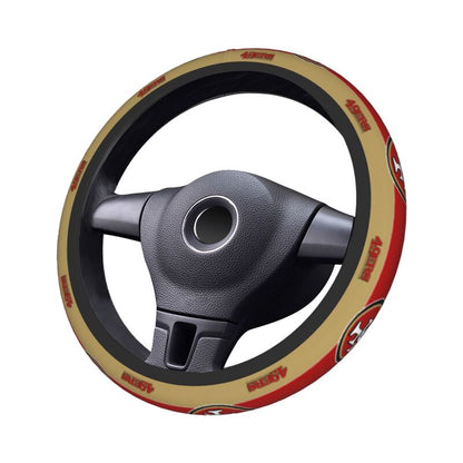 San Francisco 49ers 1 Printed elastic steering wheel cover car protective cover