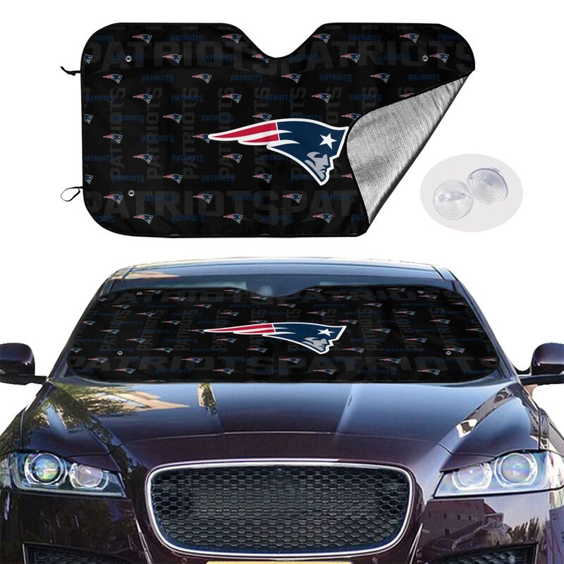 New England Patriots 2 Printed is suitable for front Car windshield sunshades Car windshield sunshades