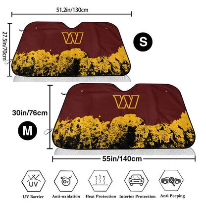 Washington Redskins Print car front windshield sunshade car windshield sunshade (multi size)