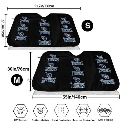 Tennessee Titans Printed suitable for front Car windshield sunshades Car windshield sunshades