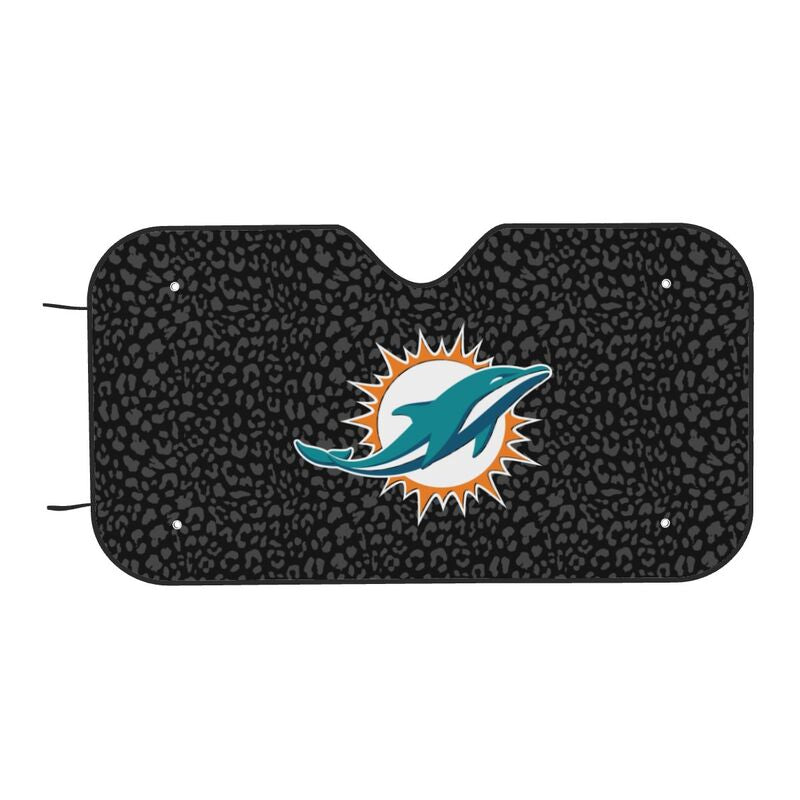 Miami Dolphins Printed Car windshield sunshades is suitable front Car windshield sunshades