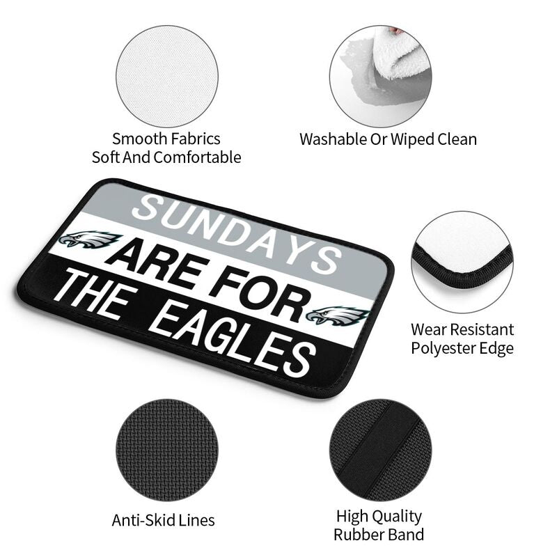 Philadelphia Eagles Personalized printed car armrest cover Car handrail box cushion