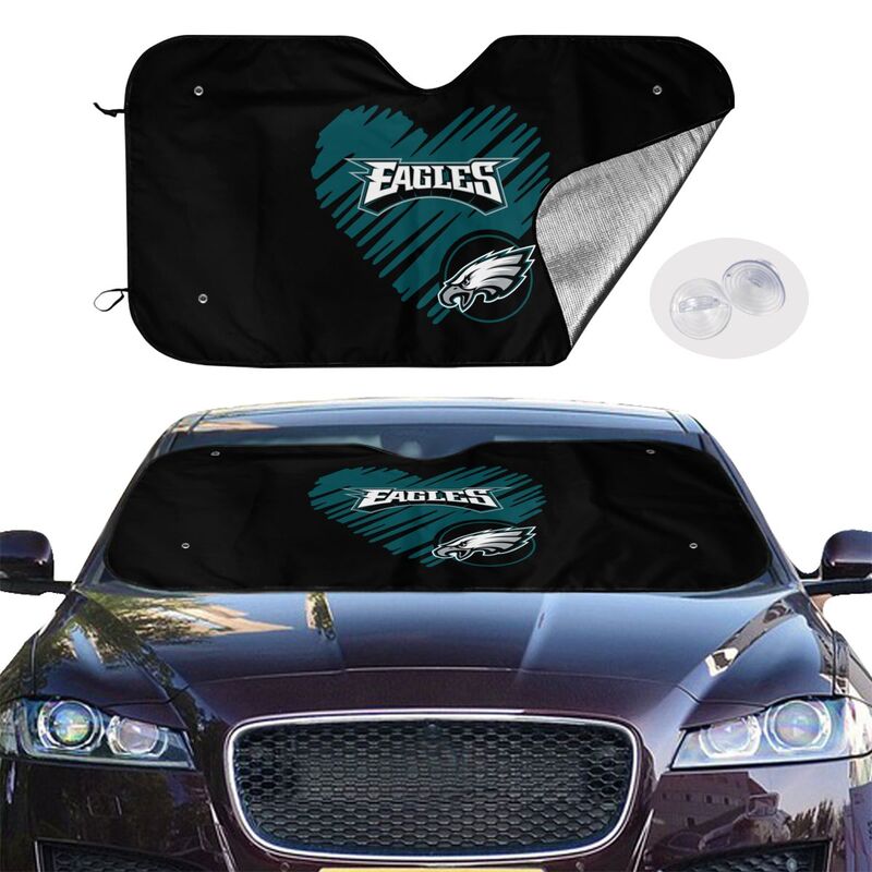 Philadelphia Eagles Printing is suitable car front windshield sunshades Car windshield sunshades
