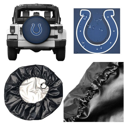 Indianapolis Colts 2 Tyre protective cover car dustproof sunscreen tyre protective cover
