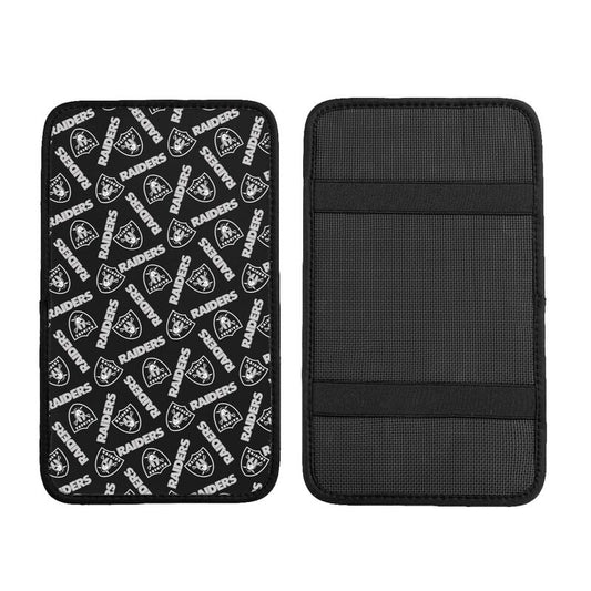 Las Vegas Raiders  Printed armrest protective cover car armrest box cushion