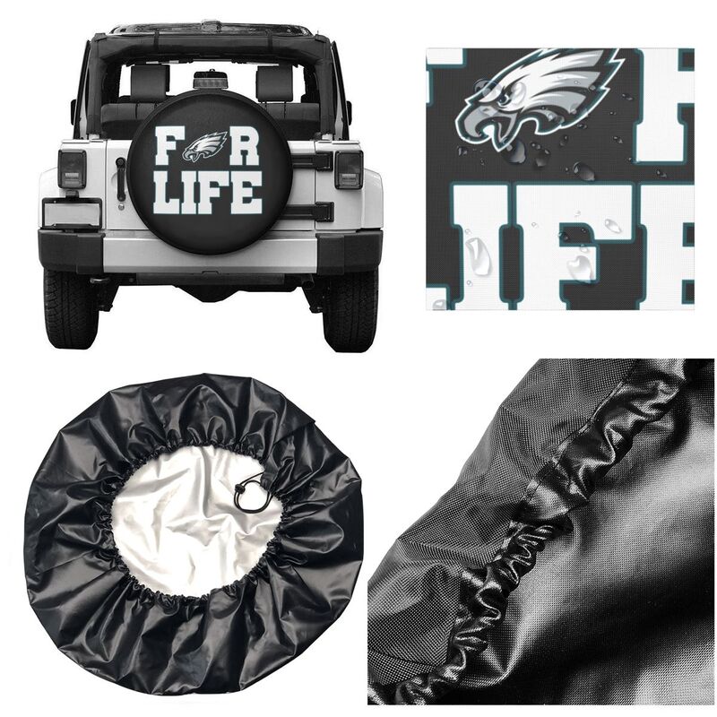 Philadelphia Eagles Printing tire protection cover car spare tire dust protection cover