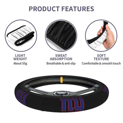 New York Giants Printed elastic steering wheel cover car steering wheel protective cover