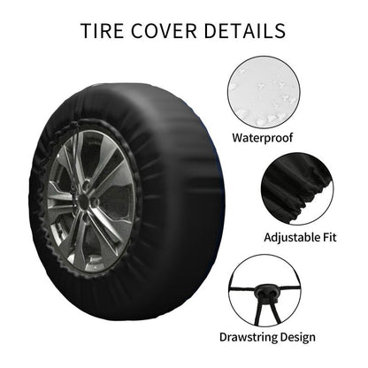 Dallas Cowboys 2 Car tire protective cover waterproof and dustproof tire cover