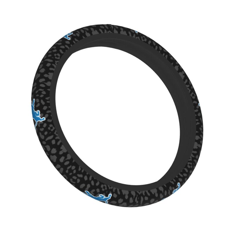 Detroit Lions Printed elastic steering wheel cover car steering wheel protective cover