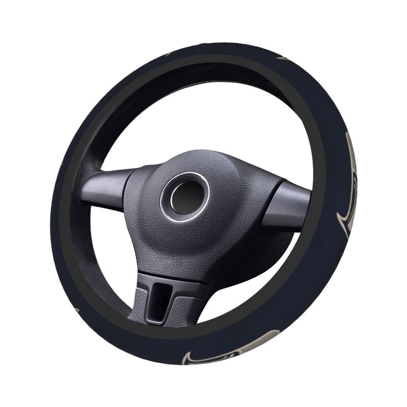Seattle Seahawks Printed breathable elastic steering wheel protective cover