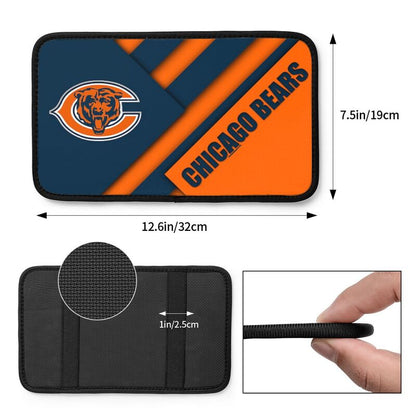 Car armrest box pad Chicago Bears 1 Printed central armrest box cushion protective pad