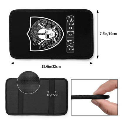 Las Vegas Raiders Printed car armrest box pad elbow protection pad