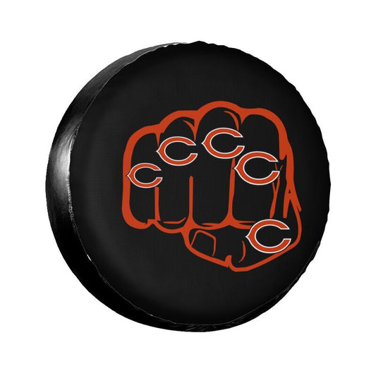 Chicago Bears Print tire protection cover car spare tire dust protection covers