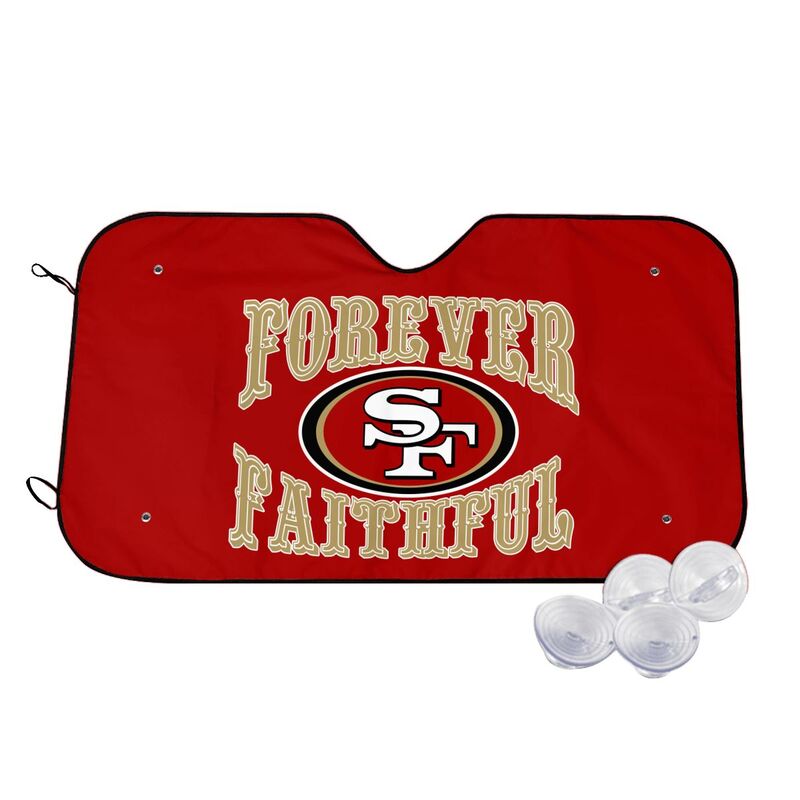 San Francisco 49ers Printing multi size car front windshield sunshade car windshield sunshade