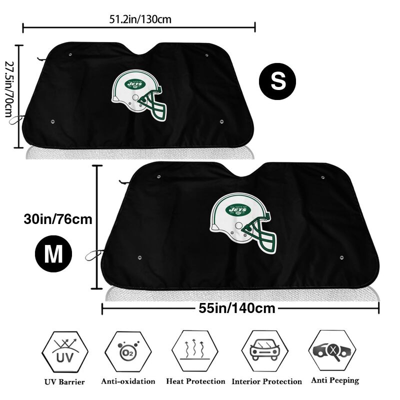 New York Jets 2 Print is suitable for front Car windshield sunshades Car windshield sunshades