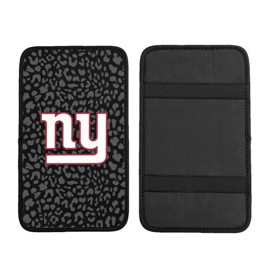 New York Giants print Car handrail box cushion Personalized car armrest cover