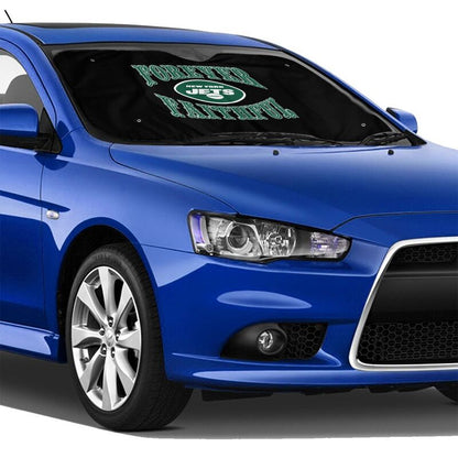 New York Jets Printing car multi size front windshield sunshade car windshield sunshade