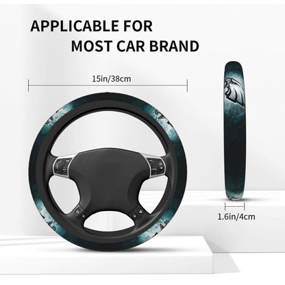 Philadelphia Eagles 2 Printed breathable elastic steering wheel anti slip cover