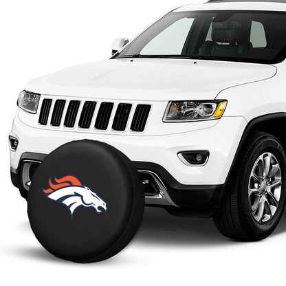 Denver Broncos 2 Car tire protection cover spare tire waterproof and dustproof cover