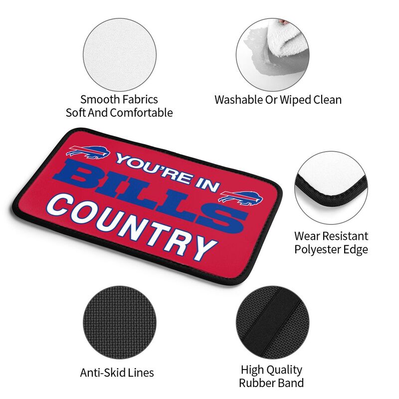 Buffalo Bills Printed car armrest box pad elbow support pad