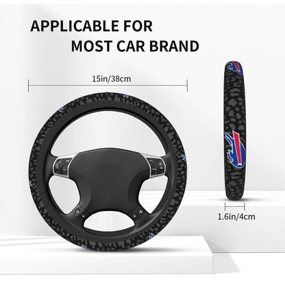 Buffalo Bills Printed elastic steering wheel cover car anti-skid cover