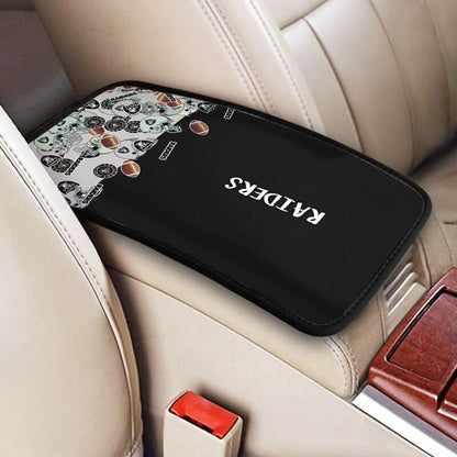 Las Vegas Raiders print Car center console armrest pad car armrest protective cover