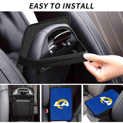 Los Angeles Rams3 Printed car armrest box pad anti-abrasion pad