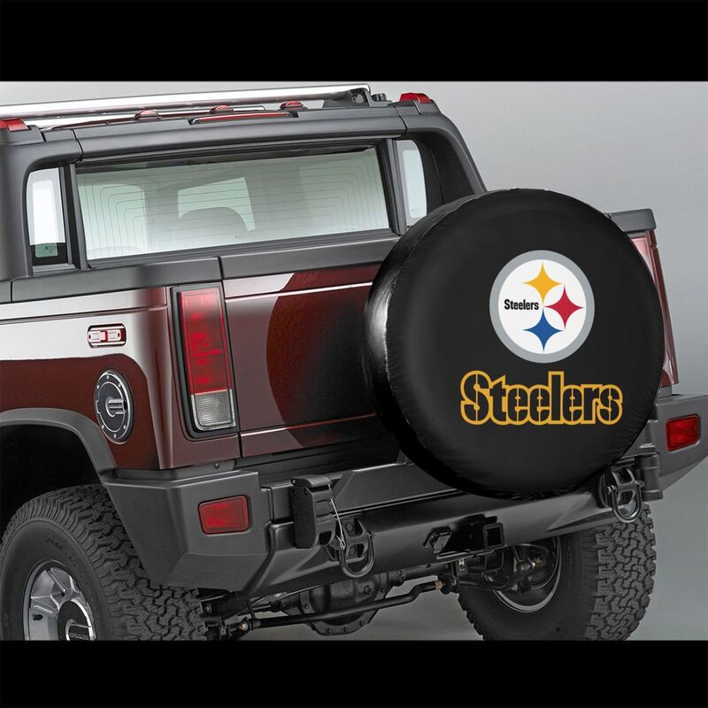 Pittsburgh Steelers 4 Printing tire protection cover car sun protection tire protection covers